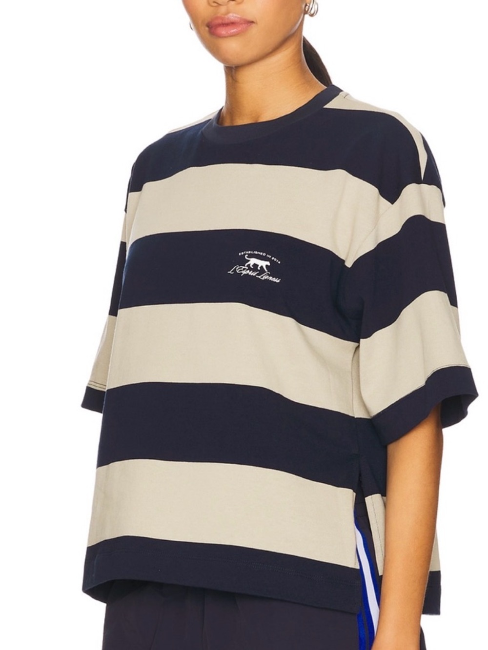LIONESS Emerging Tee in Midnight